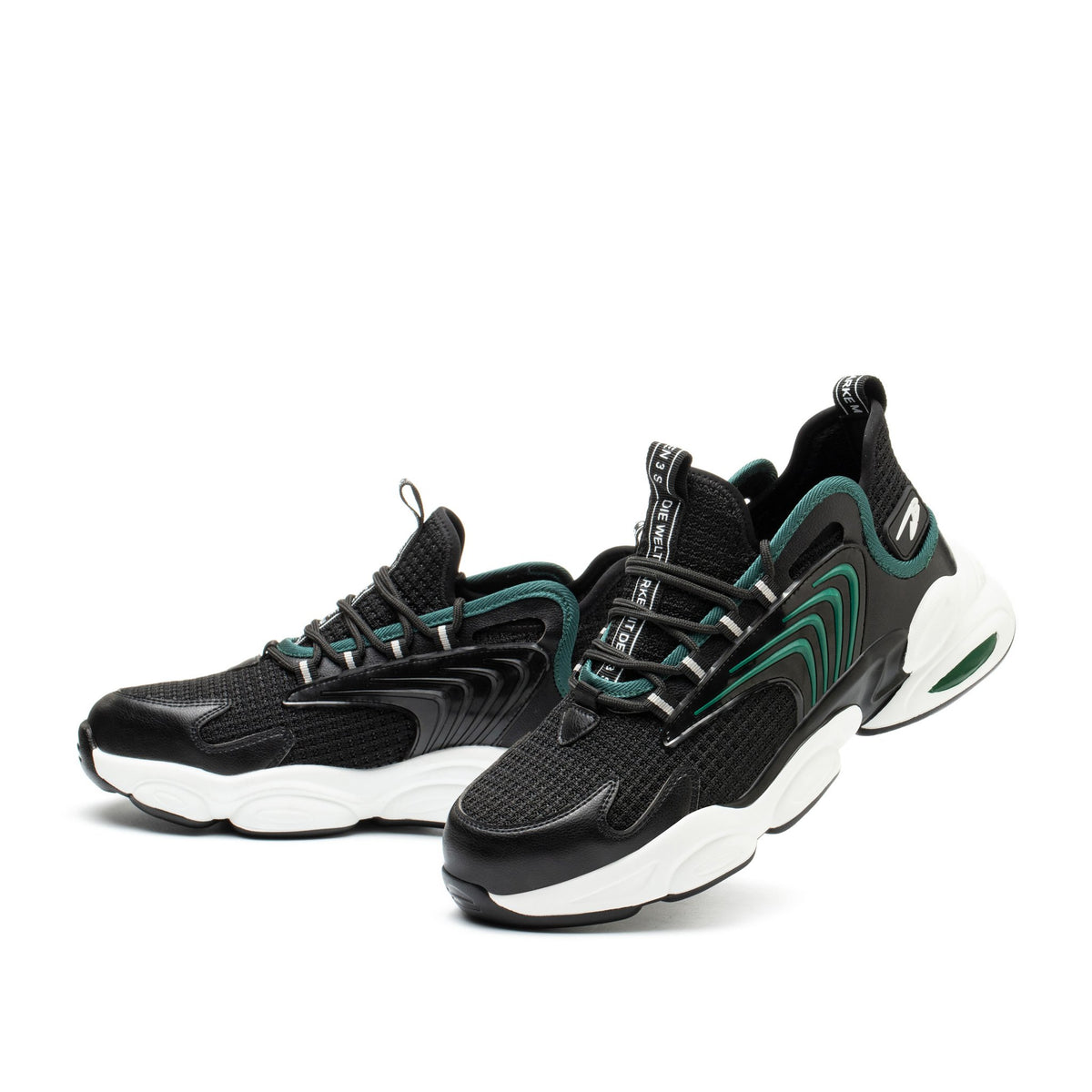 Xeno Black Green - Indestructible Shoes