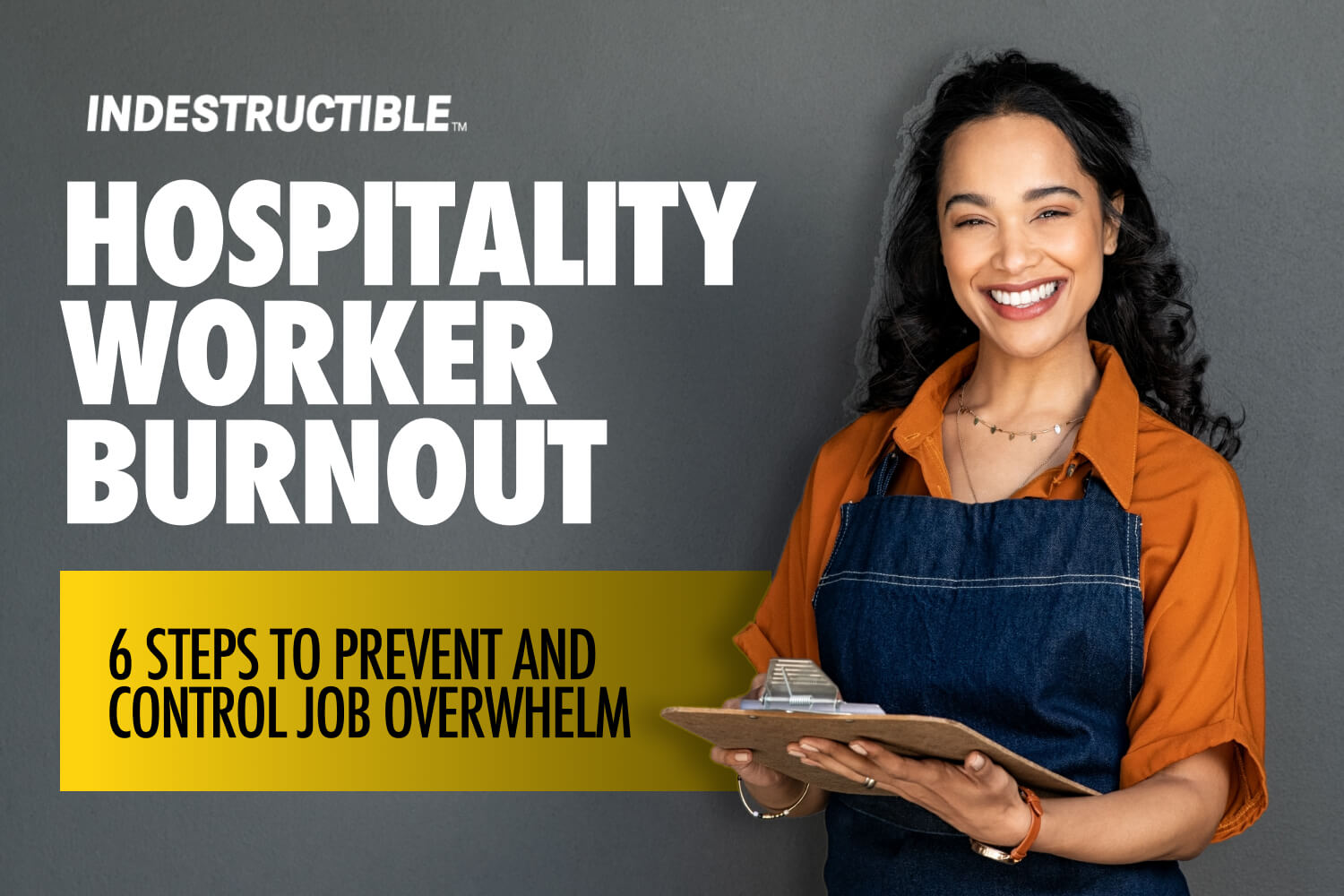 Ways Hospitality workers can prevent overwhelm