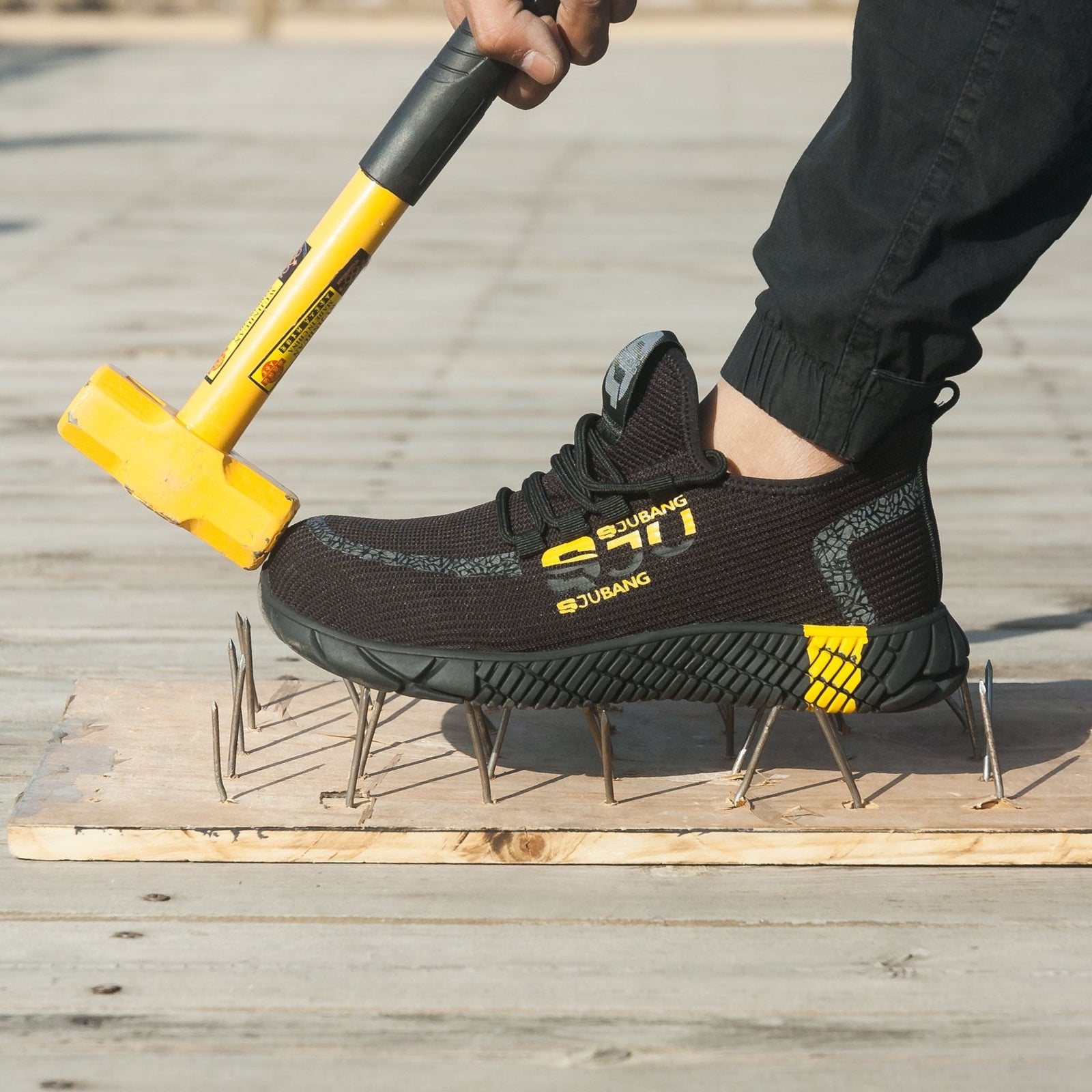 S Series Black Yellow - Indestructible Shoes