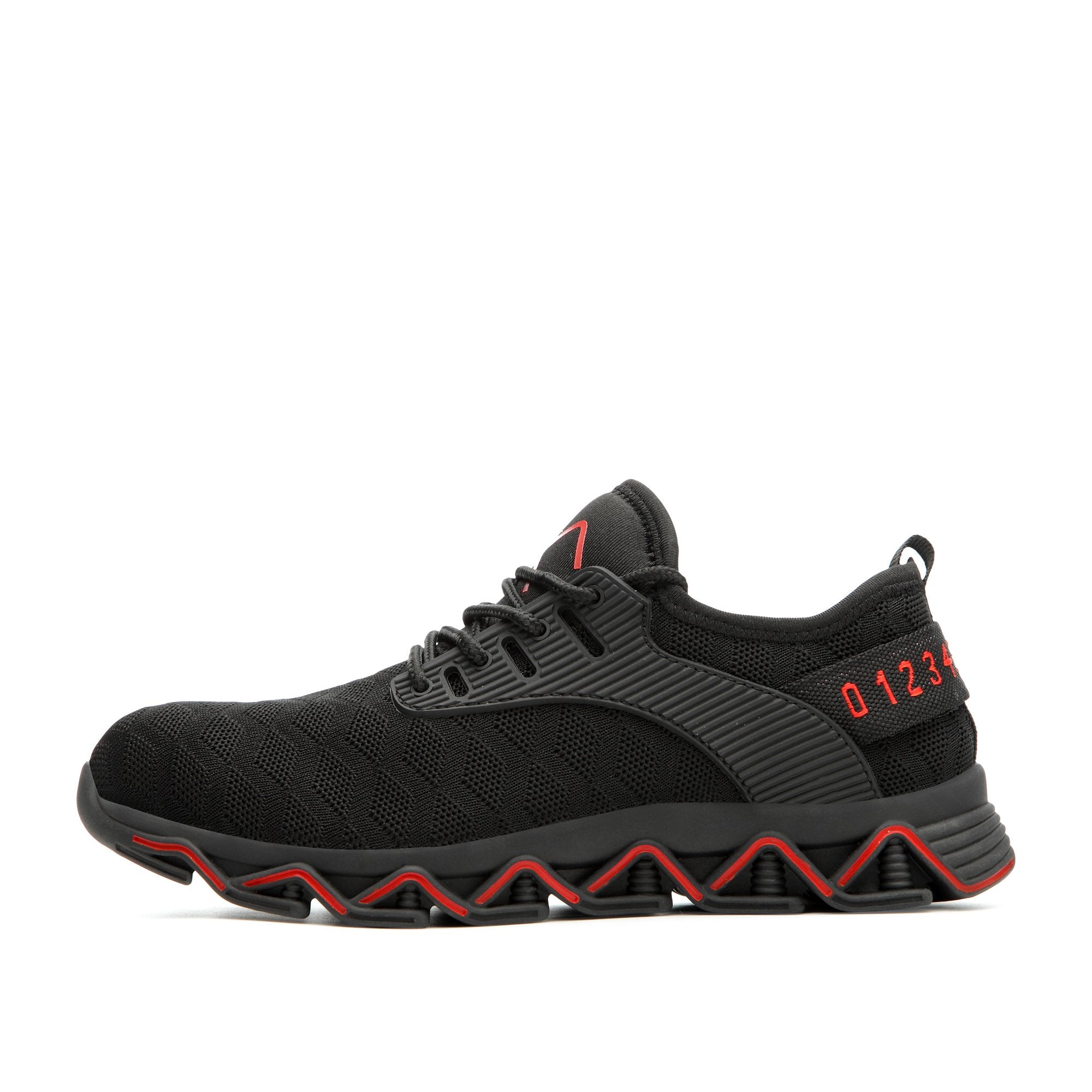 Ziczac Black Red - Indestructible Shoes
